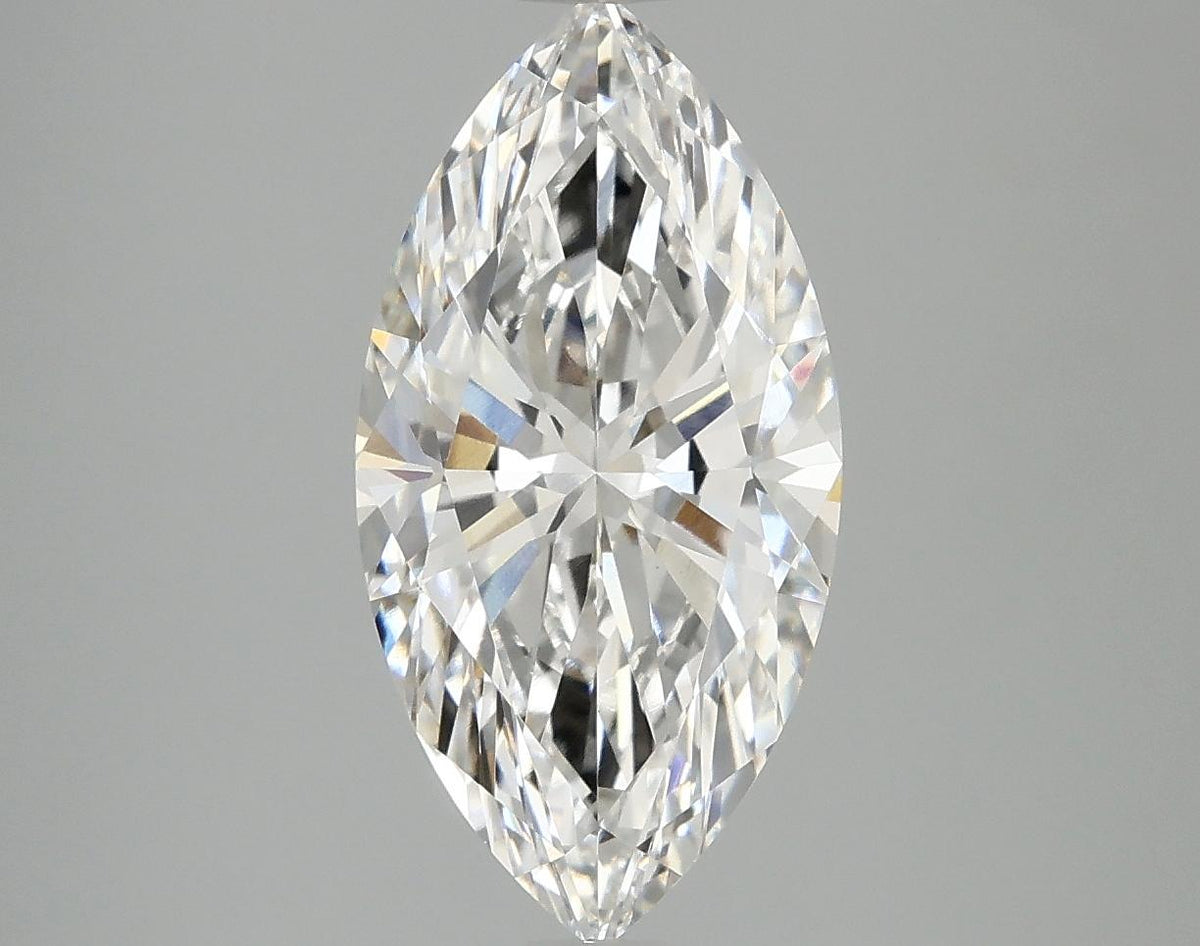 2.93 Carat Marquise Shaped Ideal Cut VVS2 IGI Certified Lab Grown Diamond