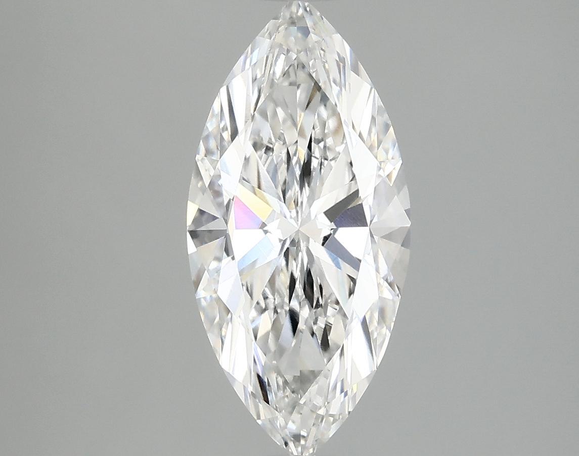 1.97 Carat Marquise Shaped Excellent Cut VVS2 IGI Certified Lab Grown Diamond