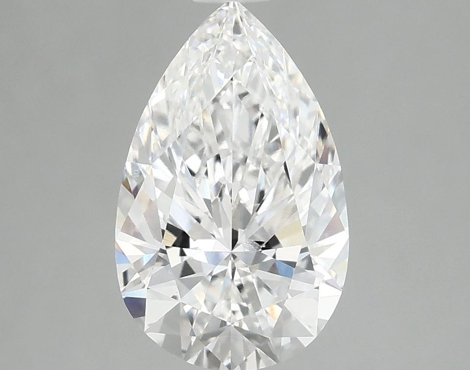 2.03 Carat Pear Shaped Ideal Cut VVS2 IGI Certified Lab Grown Diamond