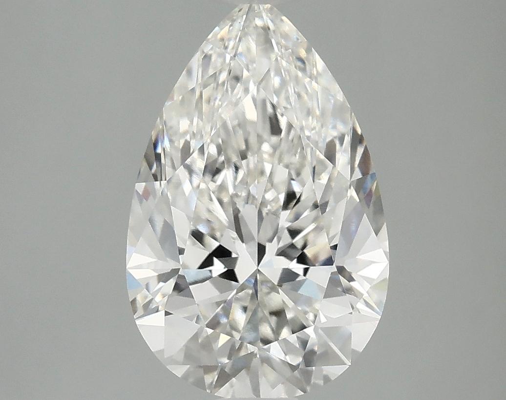 3.04 Carat Pear Shaped Ideal Cut VVS2 IGI Certified Lab Grown Diamond