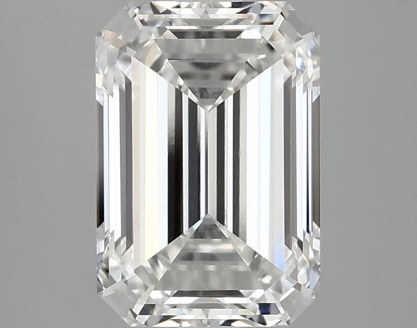 3.02 Carat Emerald Shaped Ideal Cut VVS2 IGI Certified Lab Grown Diamond