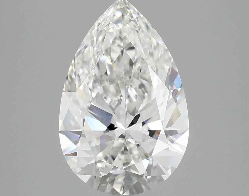 2.52 Carat Pear Shaped Excellent Cut VS1 IGI Certified Lab Grown Diamond