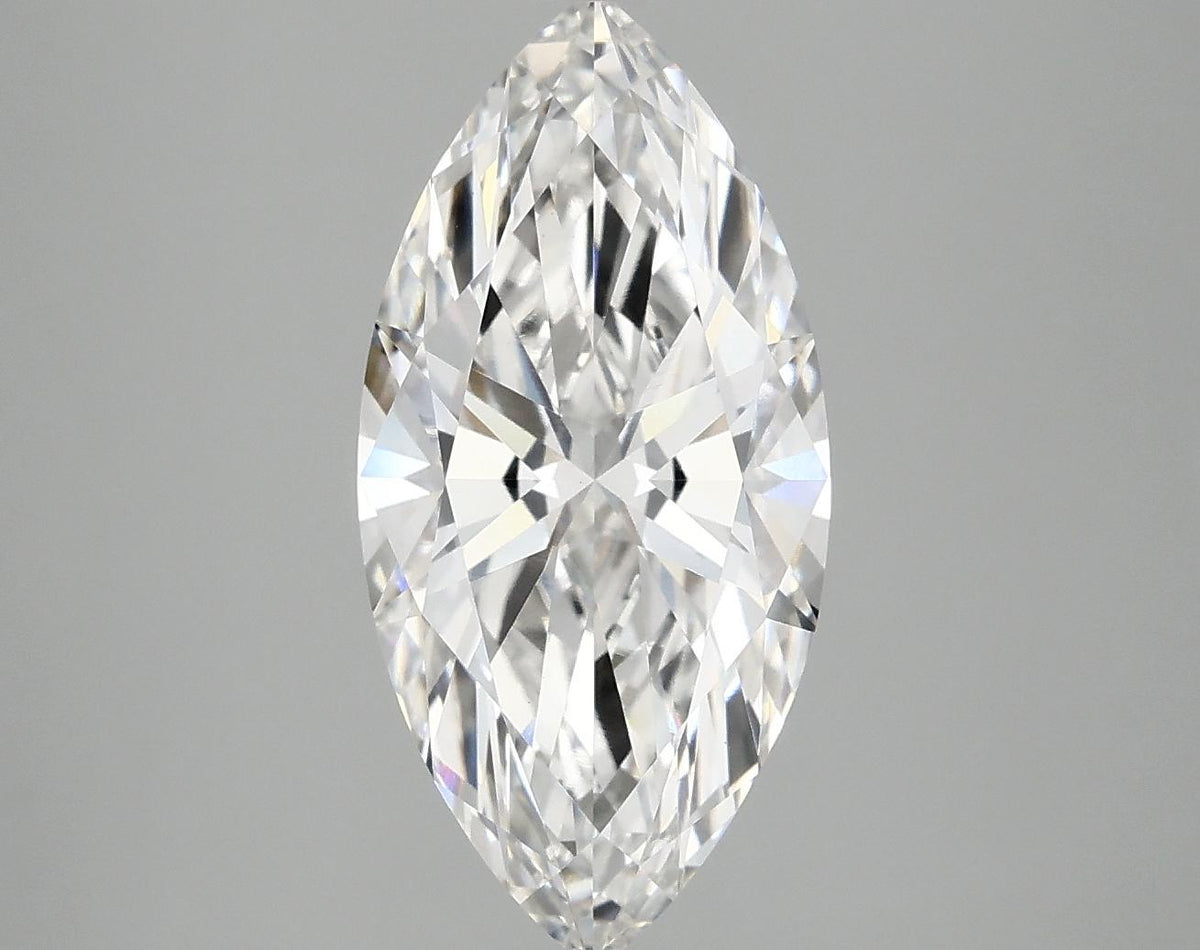 3.02 Carat Marquise Shaped Excellent Cut VVS2 IGI Certified Lab Grown Diamond