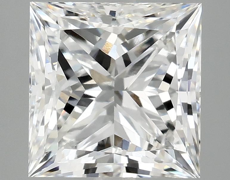 4.08 Carat Princess Shaped Ideal Cut VVS2 IGI Certified Lab Grown Diamond