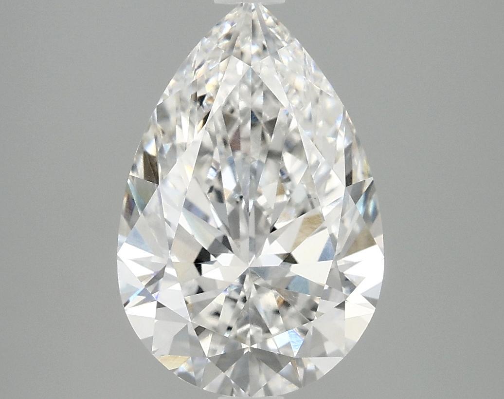 3.04 Carat Pear Shaped Excellent Cut VVS2 IGI Certified Lab Grown Diamond
