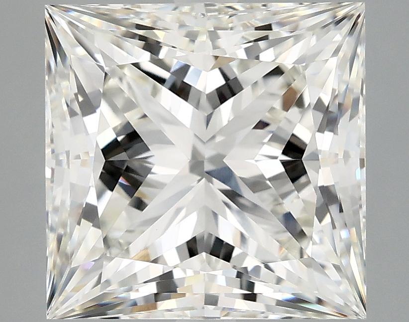 5.08 Carat Princess Shaped Ideal Cut VVS2 IGI Certified Lab Grown Diamond
