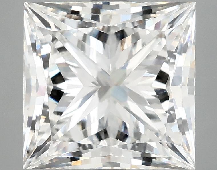 4.73 Carat Princess Shaped Ideal Cut VVS2 IGI Certified Lab Grown Diamond