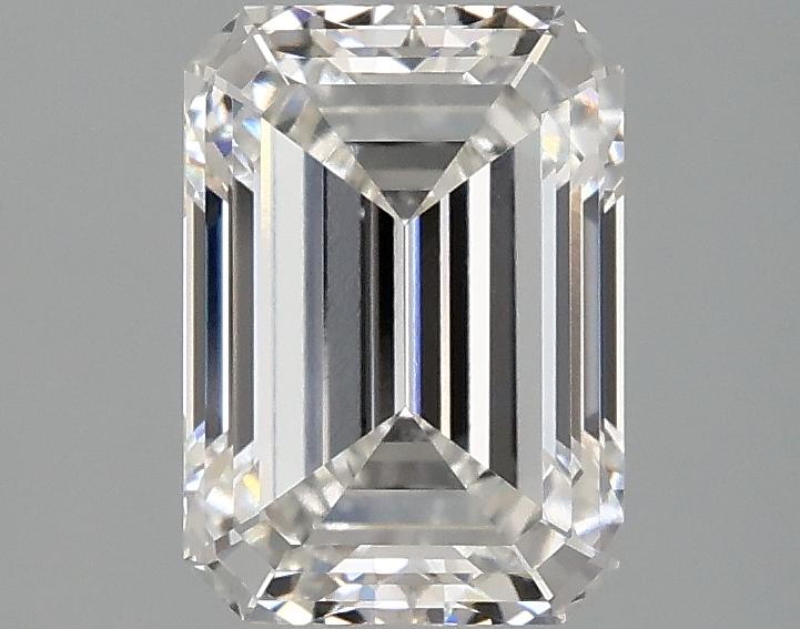 1.98 Carat Emerald Shaped Ideal Cut VVS2 IGI Certified Lab Grown Diamond
