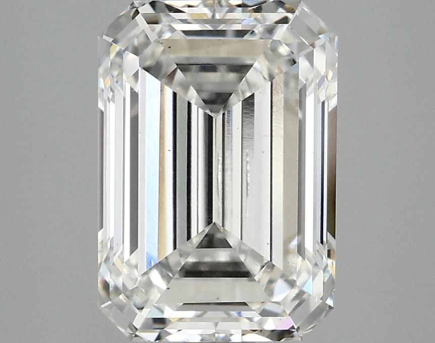 3.09 Carat Emerald Shaped Ideal Cut SI1 IGI Certified Lab Grown Diamond