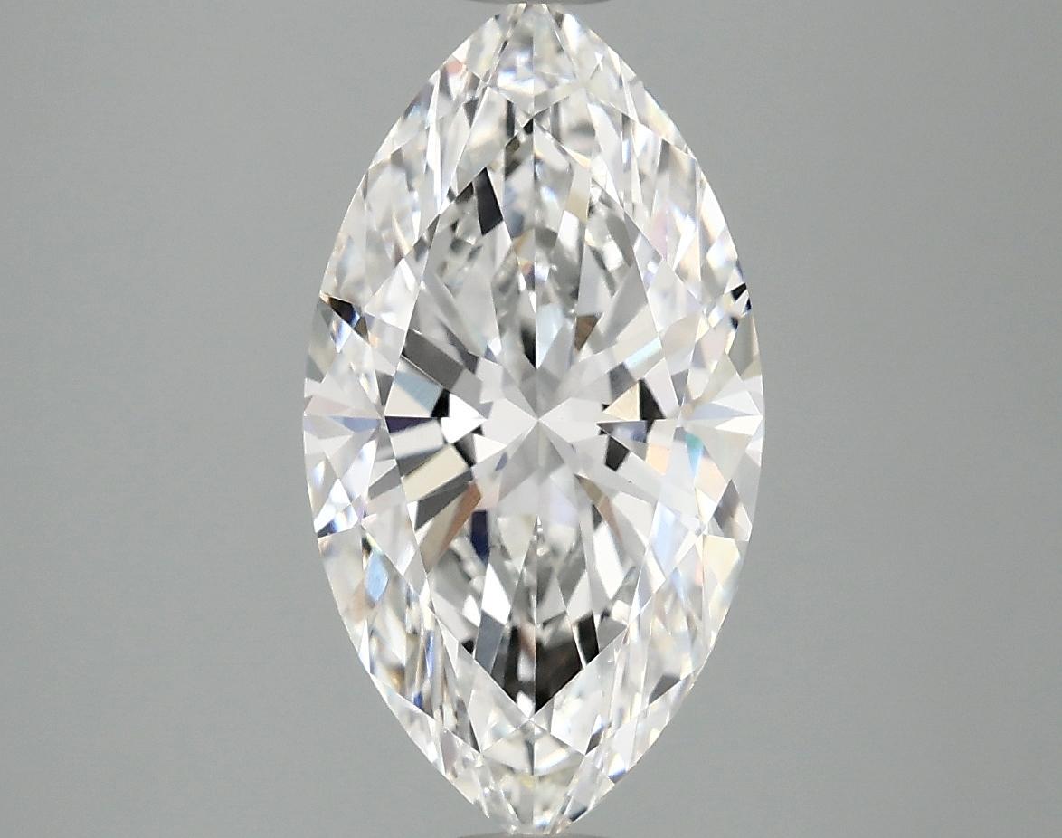 3.02 Carat Marquise Shaped Excellent Cut VVS2 IGI Certified Lab Grown Diamond