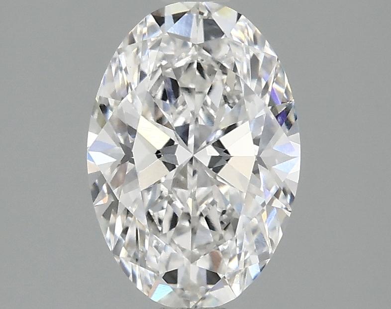 1.47 Carat Oval Shaped Ideal Cut VVS2 IGI Certified Lab Grown Diamond