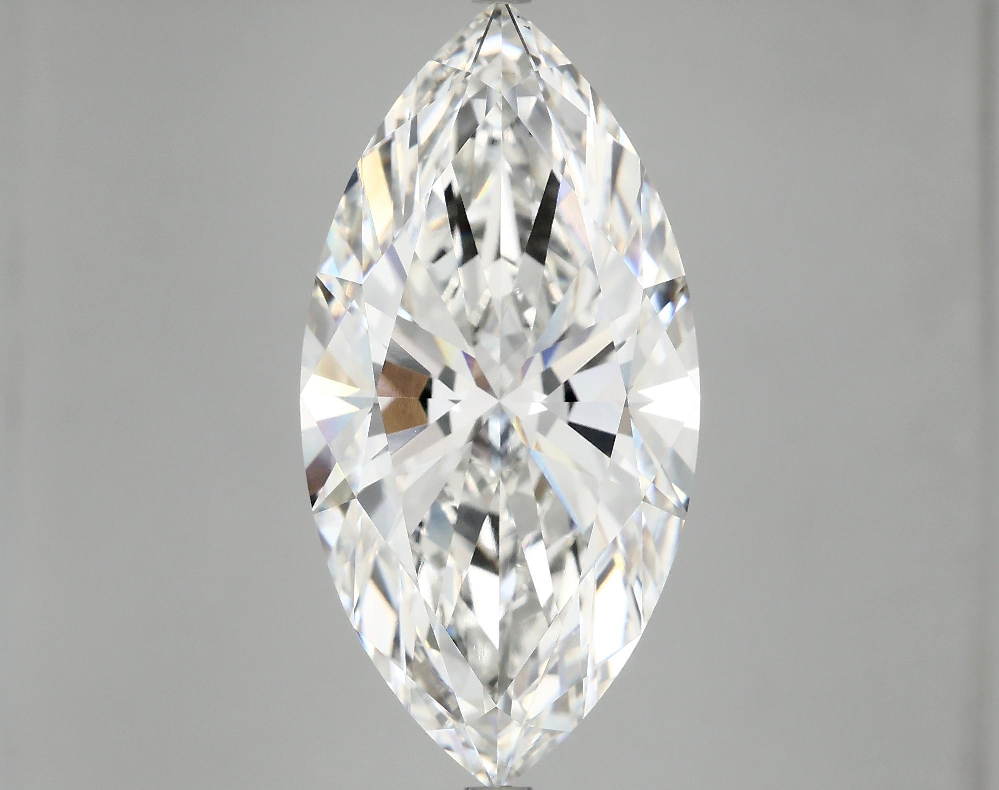 11.72 Carat Marquise Shaped Ideal Cut VVS2 IGI Certified Lab Grown Diamond