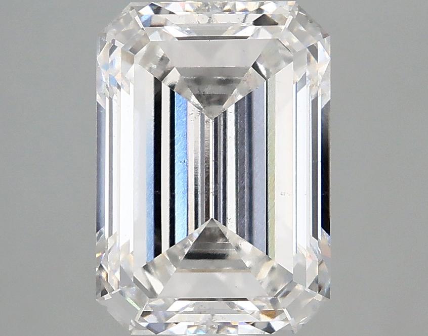 3.02 Carat Emerald Shaped Ideal Cut SI1 IGI Certified Lab Grown Diamond