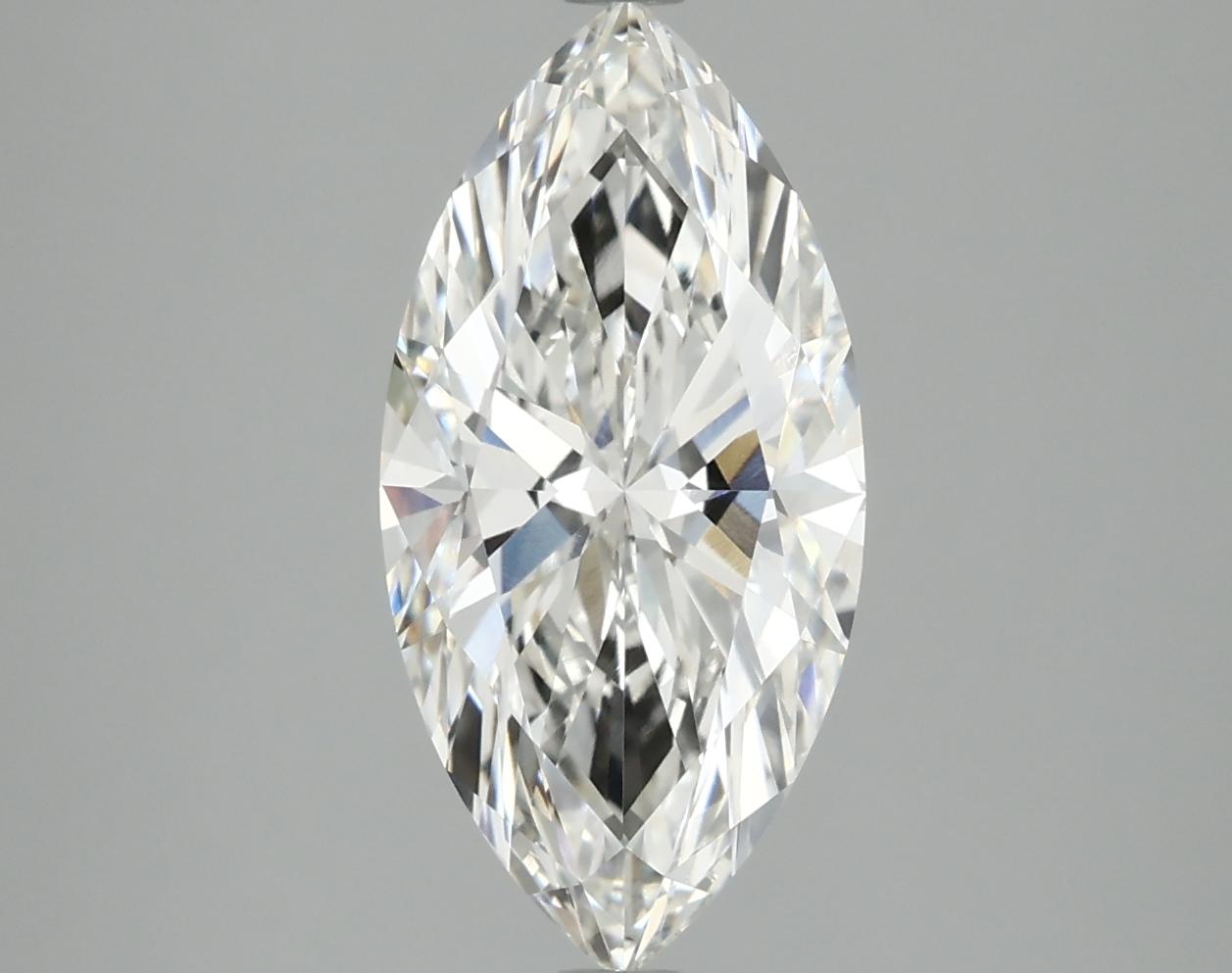 2.87 Carat Marquise Shaped Ideal Cut VVS2 IGI Certified Lab Grown Diamond
