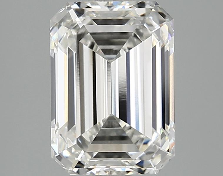3.1 Carat Emerald Shaped Ideal Cut VVS2 IGI Certified Lab Grown Diamond