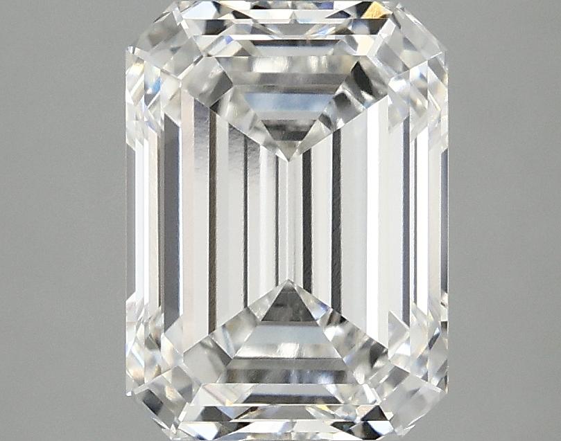 3.06 Carat Emerald Shaped Excellent Cut VVS2 IGI Certified Lab Grown Diamond