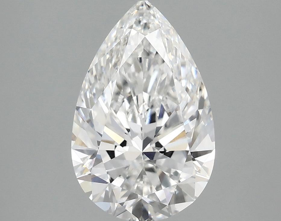 2.02 Carat Pear Shaped Ideal Cut VVS2 IGI Certified Lab Grown Diamond