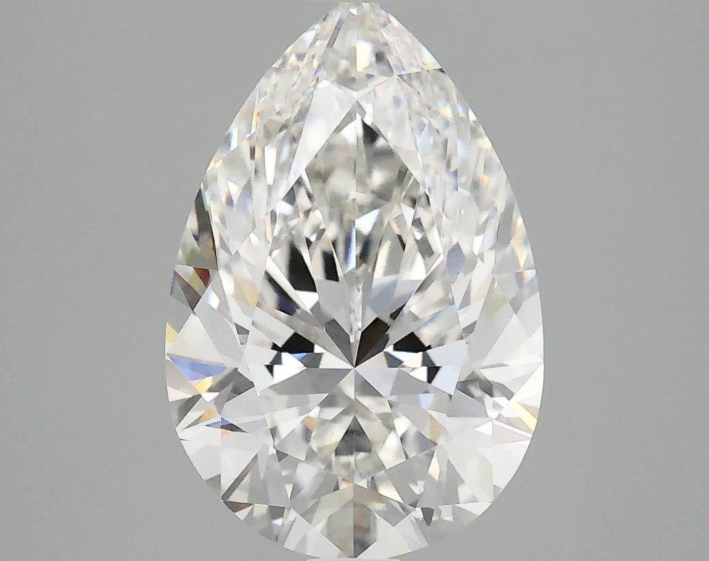3.09 Carat Pear Shaped Excellent Cut VVS2 IGI Certified Lab Grown Diamond