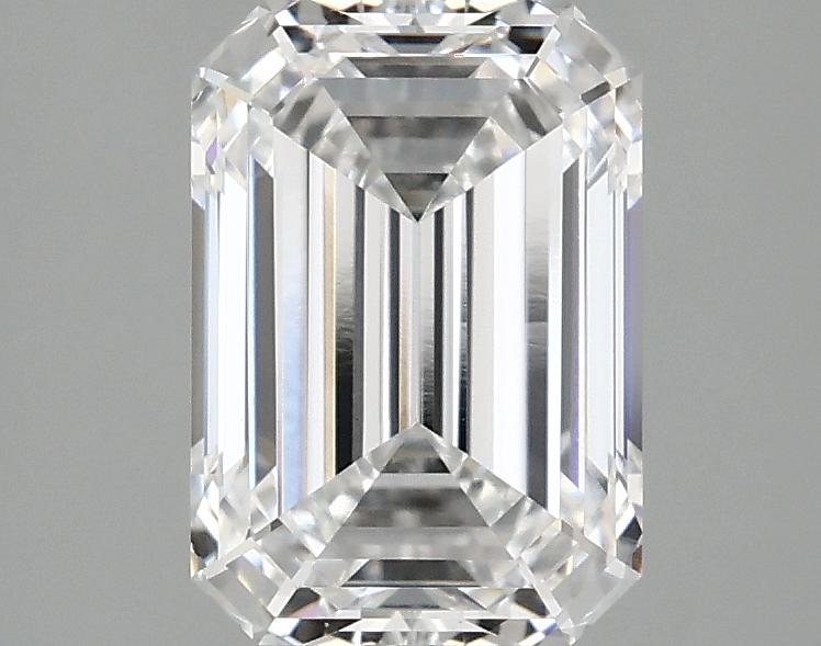 2.1 Carat Emerald Shaped Ideal Cut VS1 IGI Certified Lab Grown Diamond