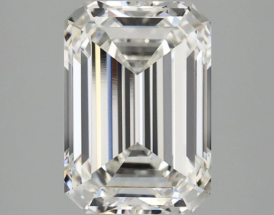 3.03 Carat Emerald Shaped Ideal Cut VVS2 IGI Certified Lab Grown Diamond