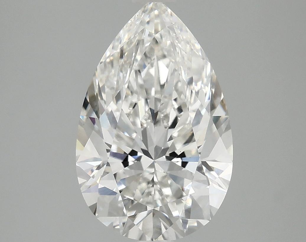 3.09 Carat Pear Shaped Ideal Cut VS1 IGI Certified Lab Grown Diamond