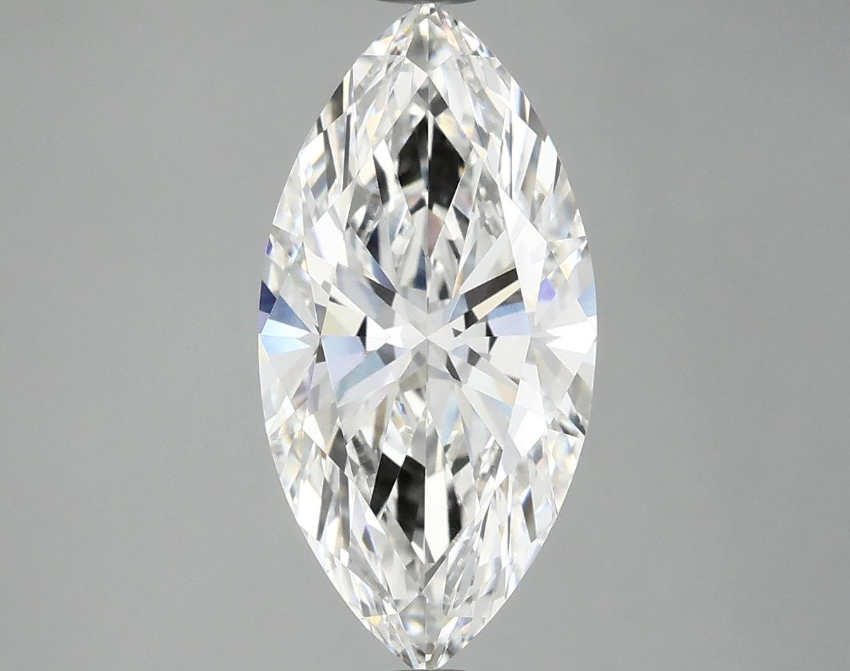 3.07 Carat Marquise Shaped Ideal Cut VVS2 IGI Certified Lab Grown Diamond