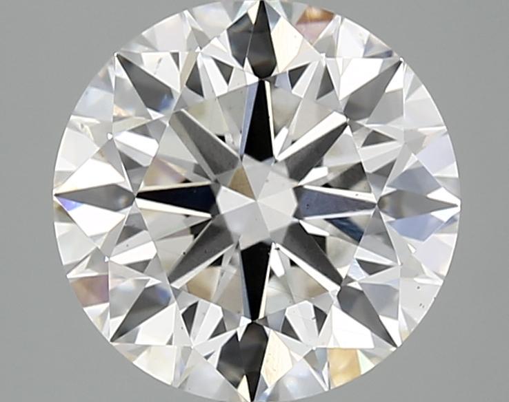 3.56 Carat Round Shaped Excellent Cut SI1 IGI Certified Lab Grown Diamond