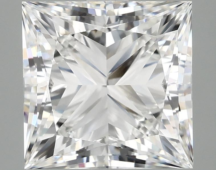 4.05 Carat Princess Shaped Ideal Cut VVS2 IGI Certified Lab Grown Diamond