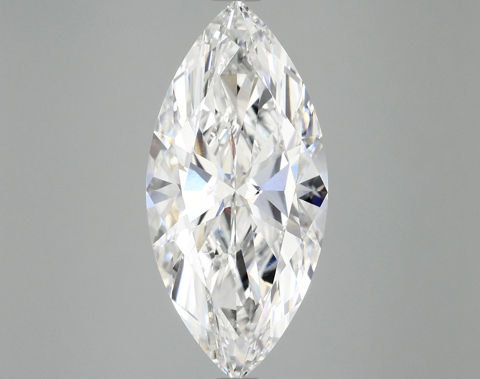 4.84 Carat Marquise Shaped Excellent Cut VVS2 IGI Certified Lab Grown Diamond