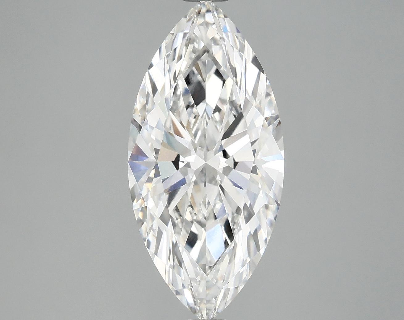 3.04 Carat Marquise Shaped Excellent Cut VS1 IGI Certified Lab Grown Diamond