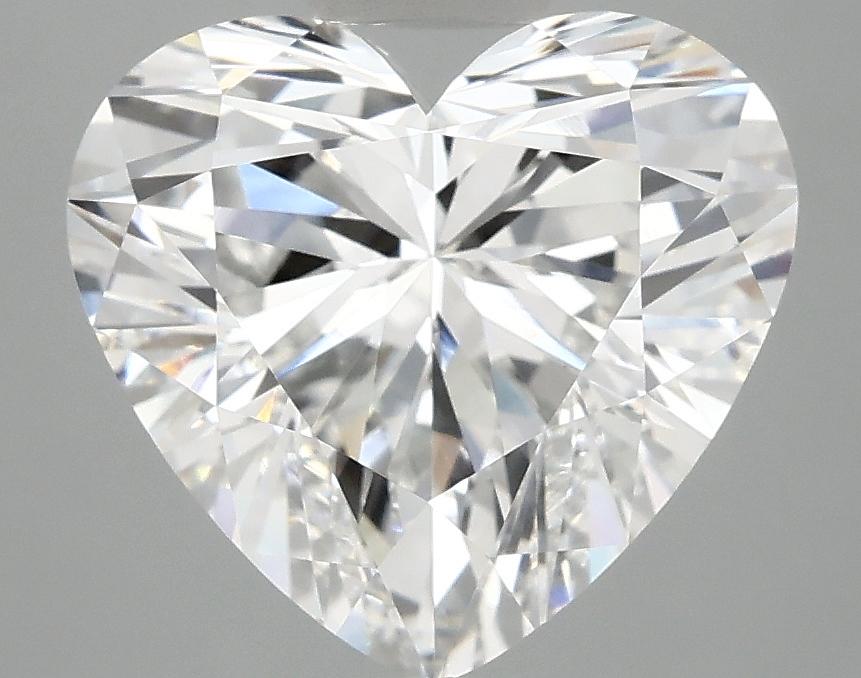 4.07 Carat Heart Shaped Ideal Cut VVS2 IGI Certified Lab Grown Diamond