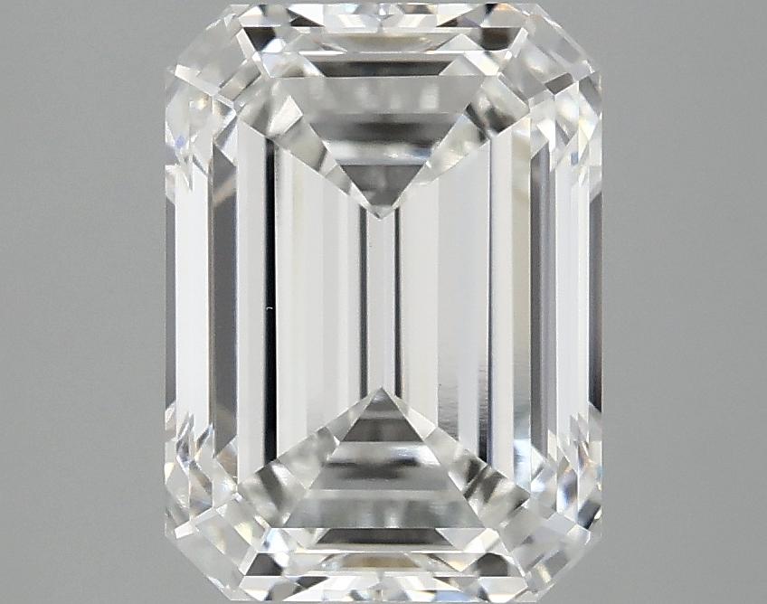 3.02 Carat Emerald Shaped Excellent Cut VVS2 IGI Certified Lab Grown Diamond