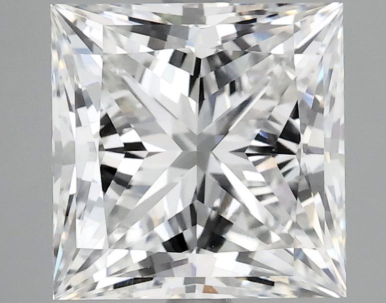 4.12 Carat Princess Shaped Ideal Cut VVS2 IGI Certified Lab Grown Diamond