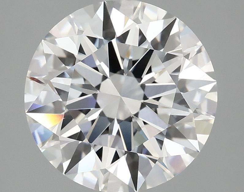3.08 Carat Round Shaped Ideal Cut VVS2 IGI Certified Lab Grown Diamond