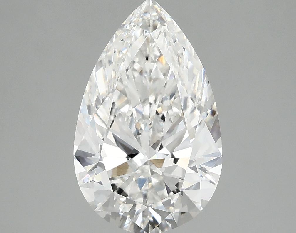 2.5 Carat Pear Shaped Ideal Cut VS1 IGI Certified Lab Grown Diamond
