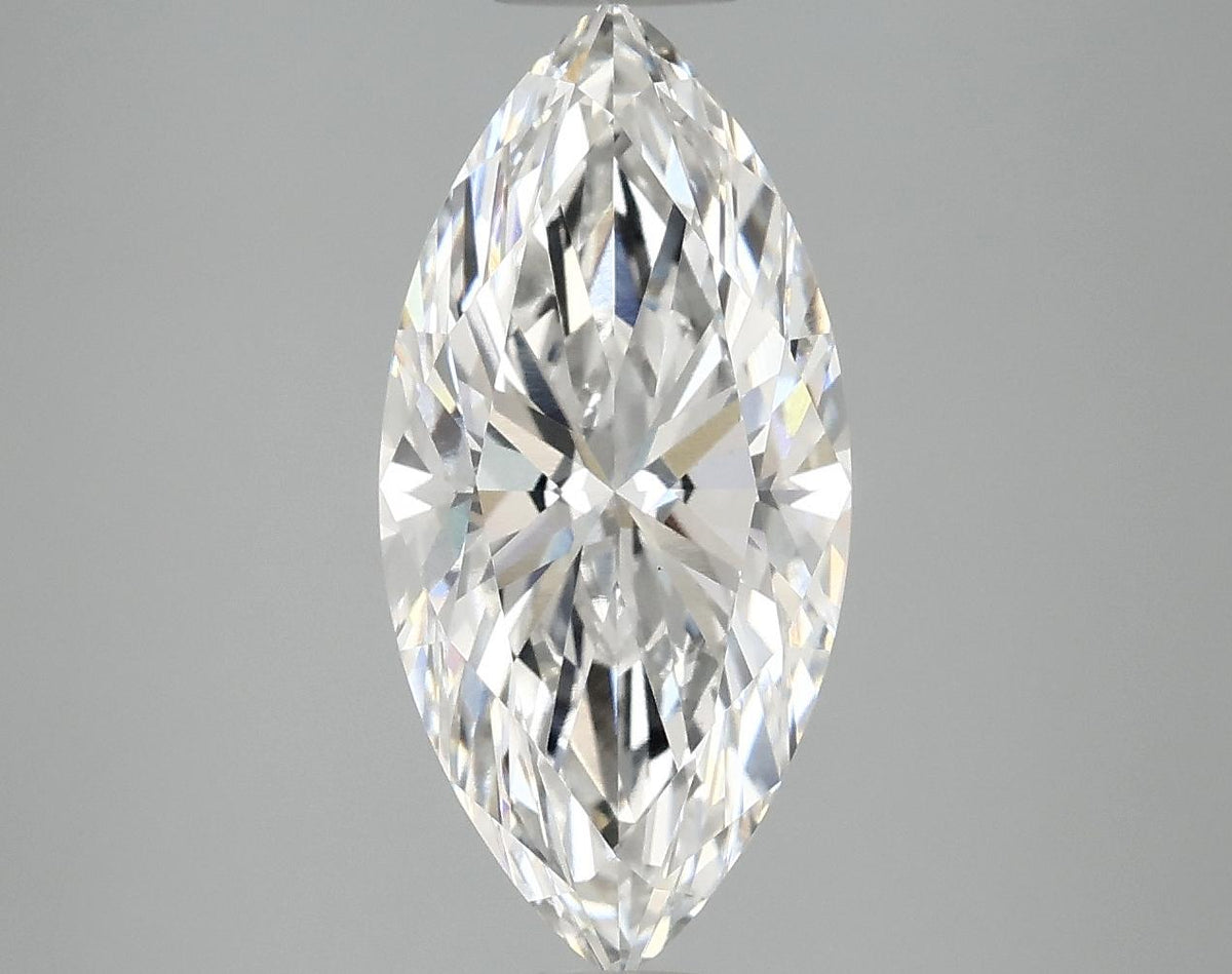 3.03 Carat Marquise Shaped Excellent Cut VVS2 IGI Certified Lab Grown Diamond