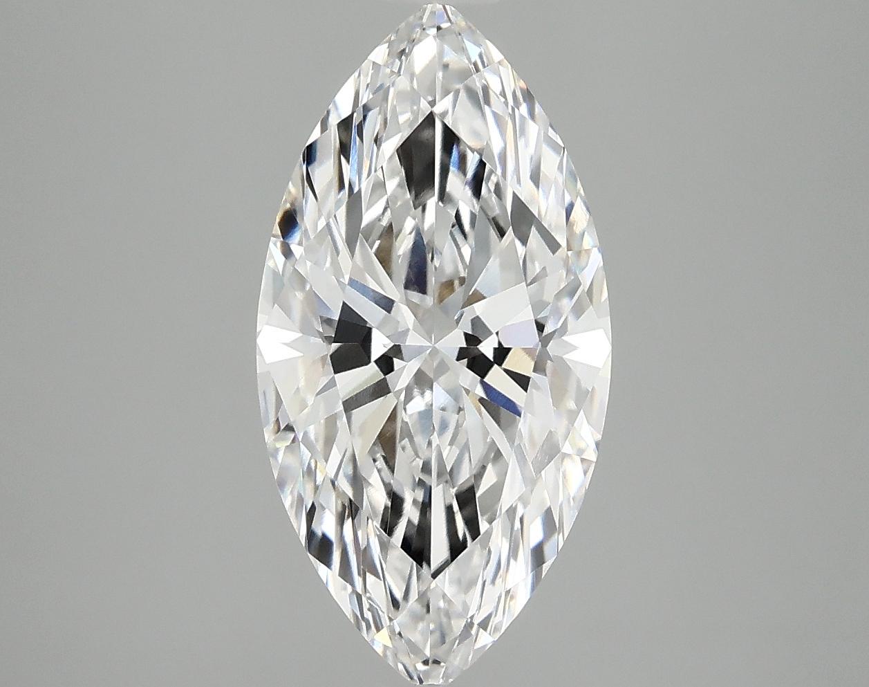 3.07 Carat Marquise Shaped Ideal Cut VVS2 IGI Certified Lab Grown Diamond