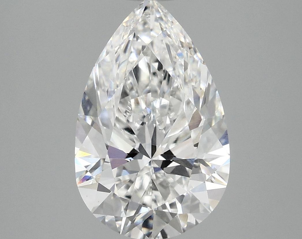 3.04 Carat Pear Shaped Ideal Cut VVS2 IGI Certified Lab Grown Diamond