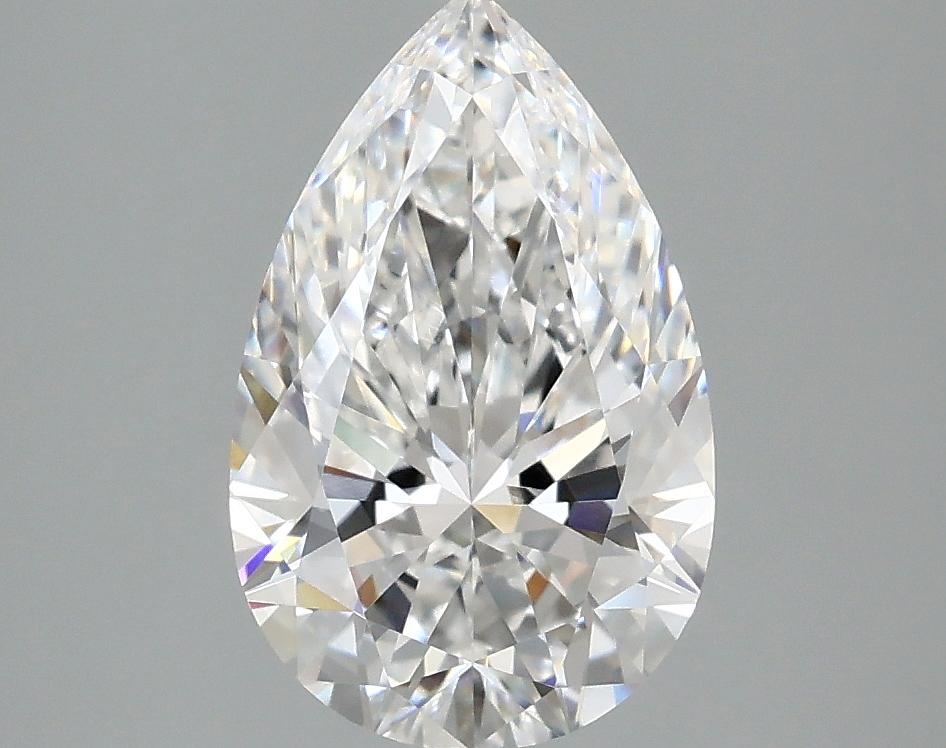 2.1 Carat Pear Shaped Ideal Cut VVS2 IGI Certified Lab Grown Diamond