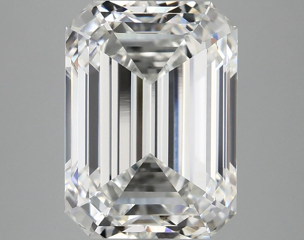 6.17 Carat Emerald Shaped Excellent Cut VVS2 IGI Certified Lab Grown Diamond
