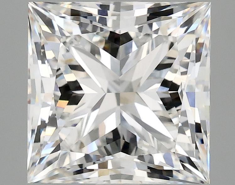 4.03 Carat Princess Shaped Ideal Cut VVS2 IGI Certified Lab Grown Diamond