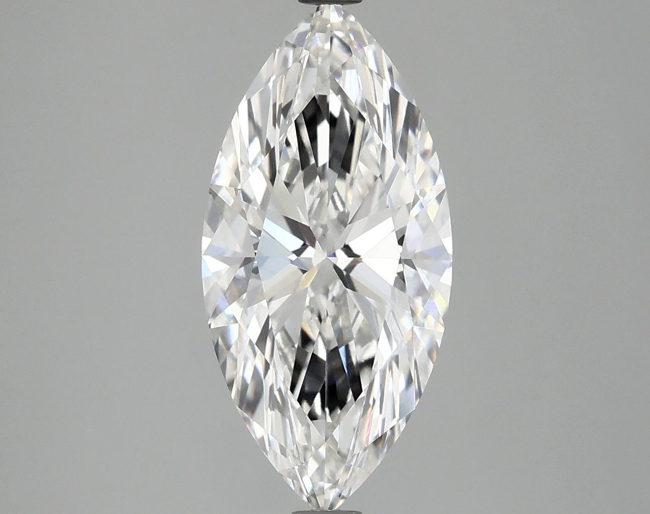 3.01 Carat Marquise Shaped Excellent Cut VVS2 IGI Certified Lab Grown Diamond