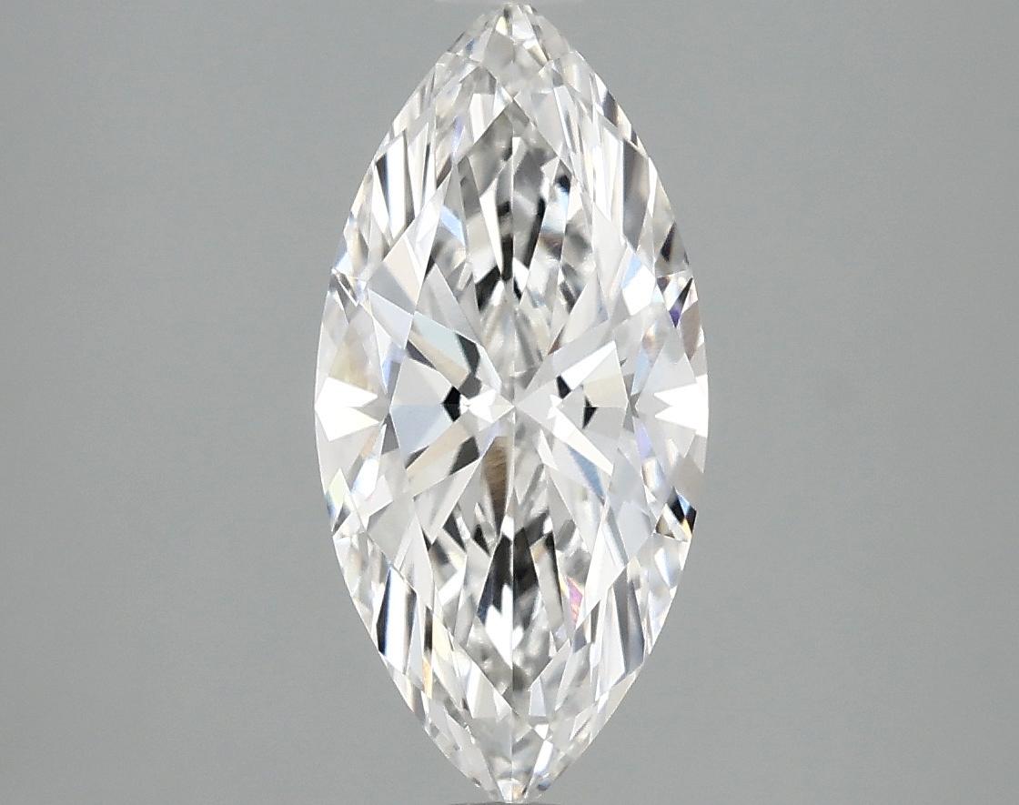1.85 Carat Marquise Shaped Excellent Cut VVS2 IGI Certified Lab Grown Diamond