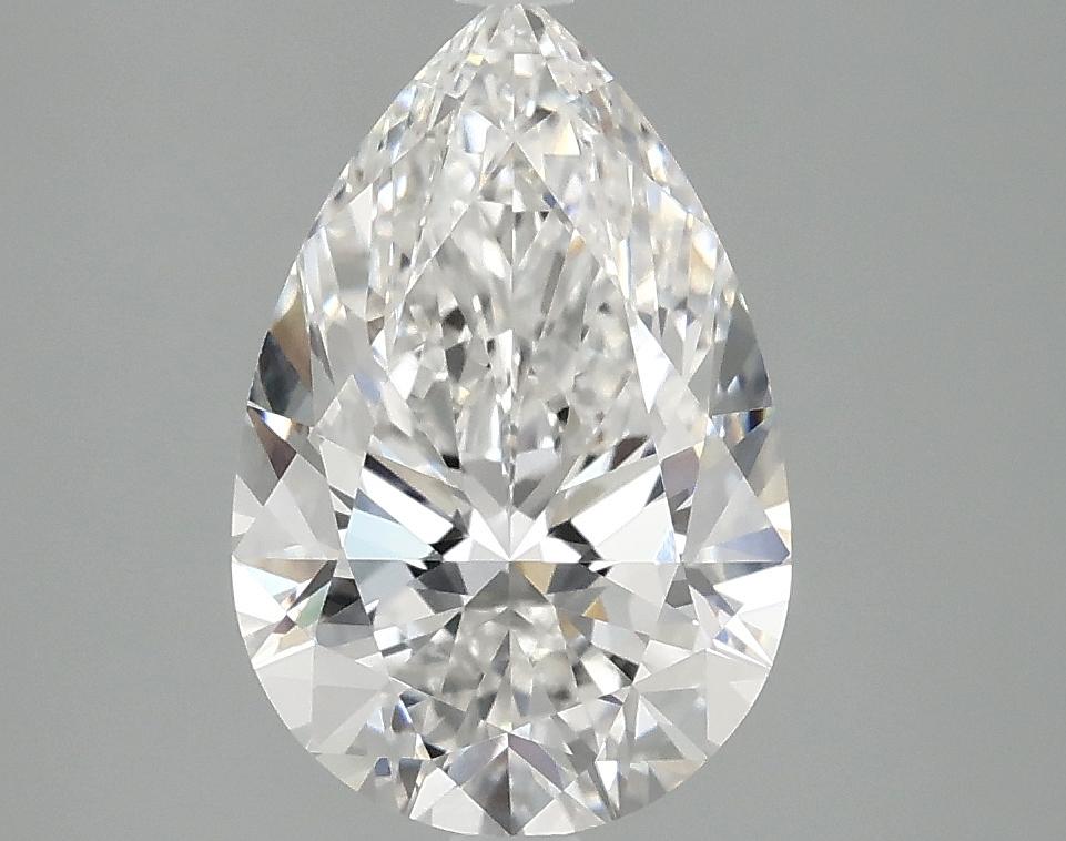 2.5 Carat Pear Shaped Excellent Cut VVS2 IGI Certified Lab Grown Diamond