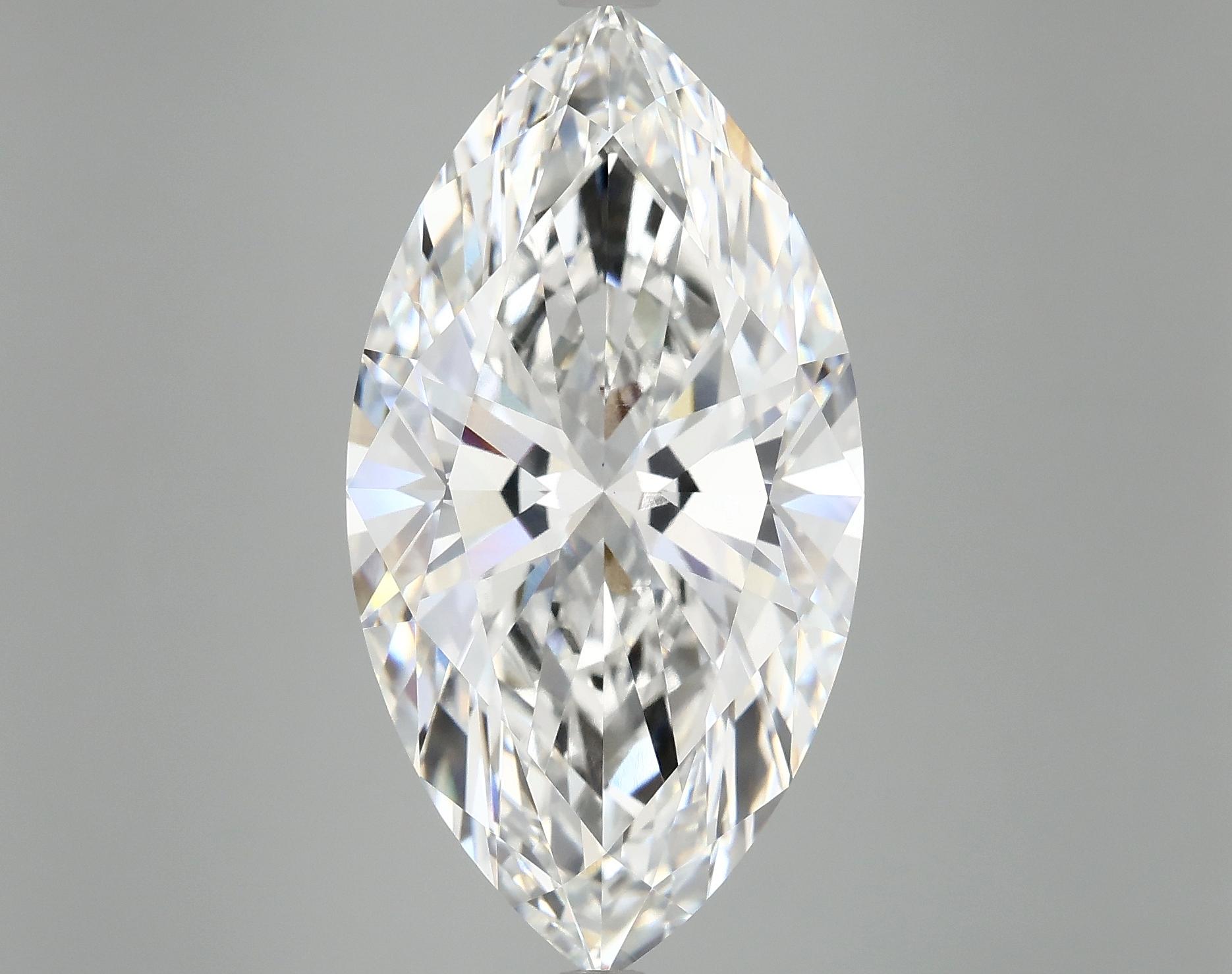 10.64 Carat Marquise Shaped Excellent Cut VVS2 IGI Certified Lab Grown Diamond