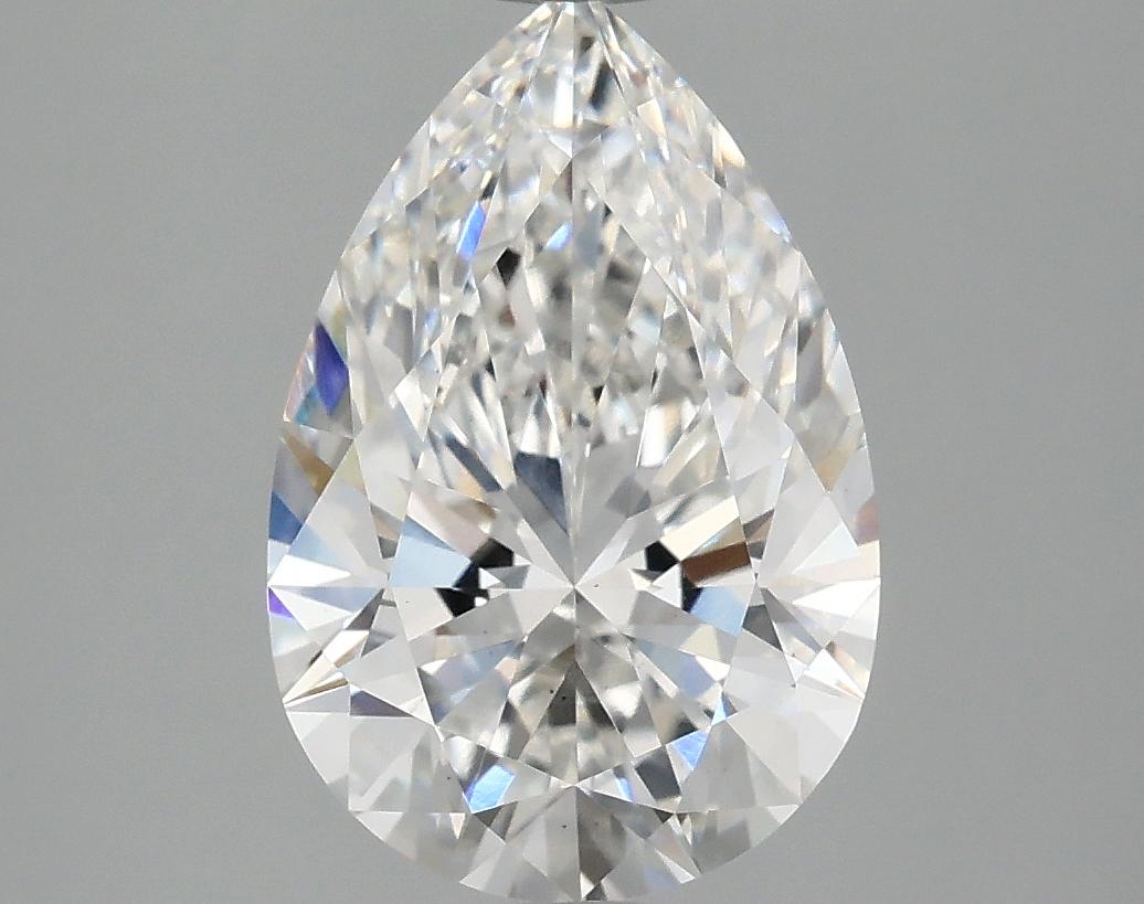 3.09 Carat Pear Shaped Excellent Cut VS2 IGI Certified Lab Grown Diamond