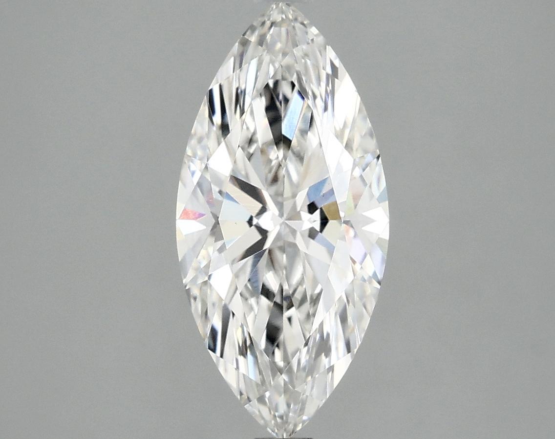 2.05 Carat Marquise Shaped Excellent Cut VVS2 IGI Certified Lab Grown Diamond