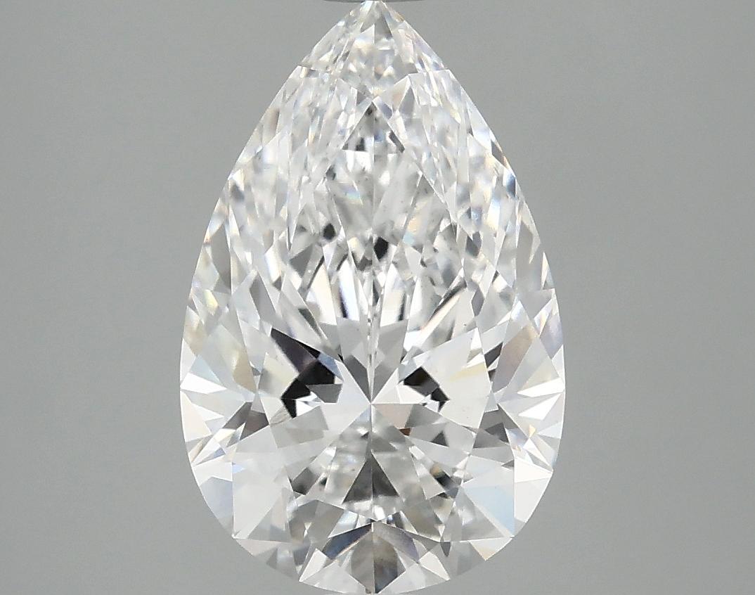 3.09 Carat Pear Shaped Ideal Cut VS2 IGI Certified Lab Grown Diamond