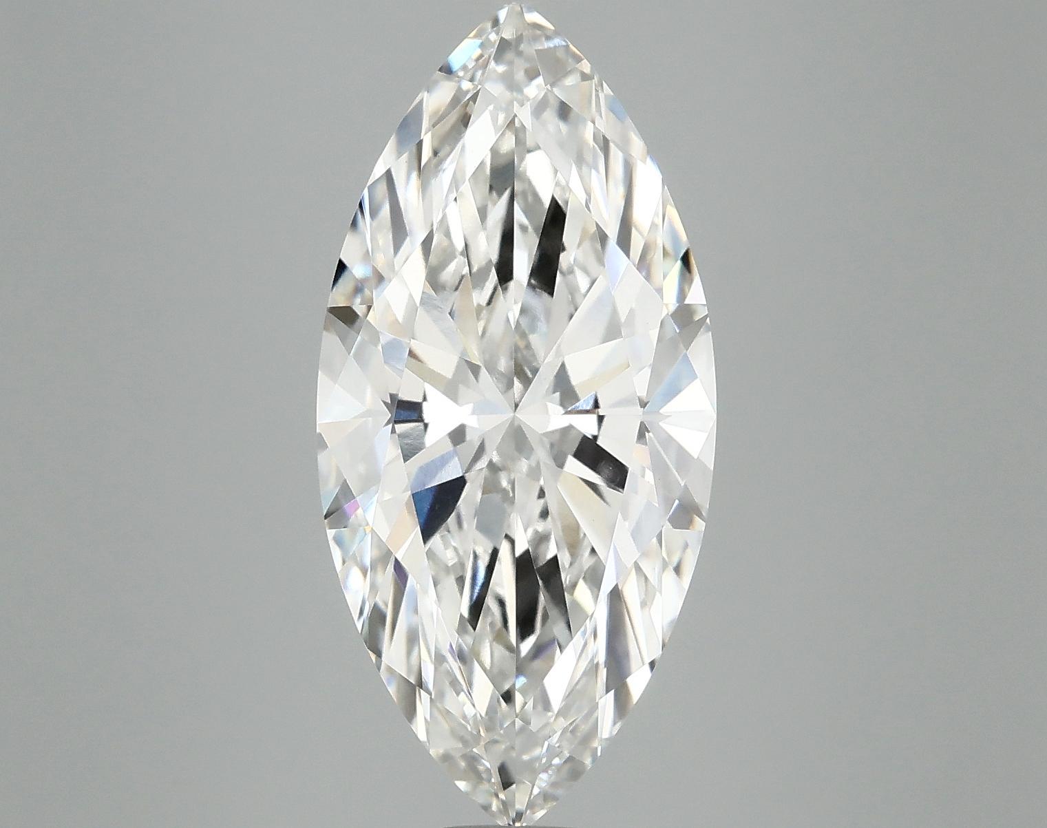 4.73 Carat Marquise Shaped Excellent Cut VVS2 IGI Certified Lab Grown Diamond
