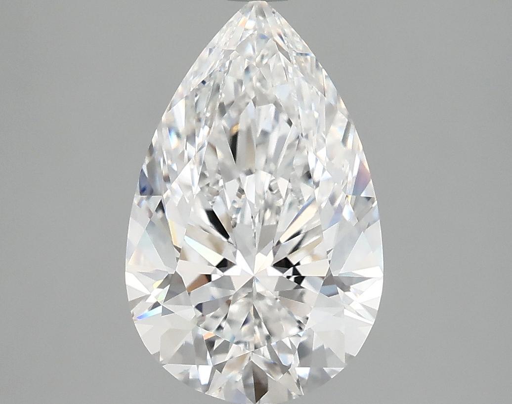 3.06 Carat Pear Shaped Ideal Cut VVS2 IGI Certified Lab Grown Diamond